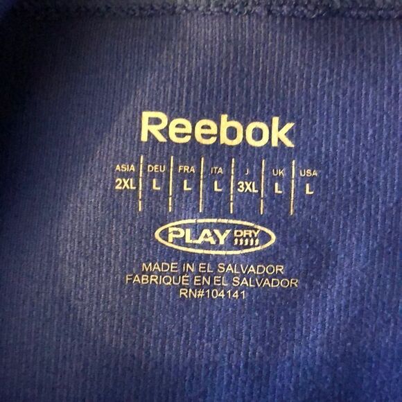 Reebok Mock Turtleneck Long Sleeve Workout Top L - Picture 8 of 8